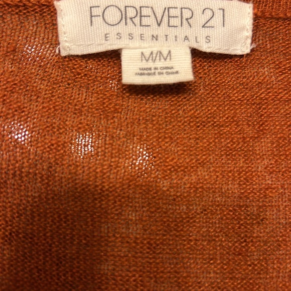 Burnt Orange Cardigan - Picture 3 of 5